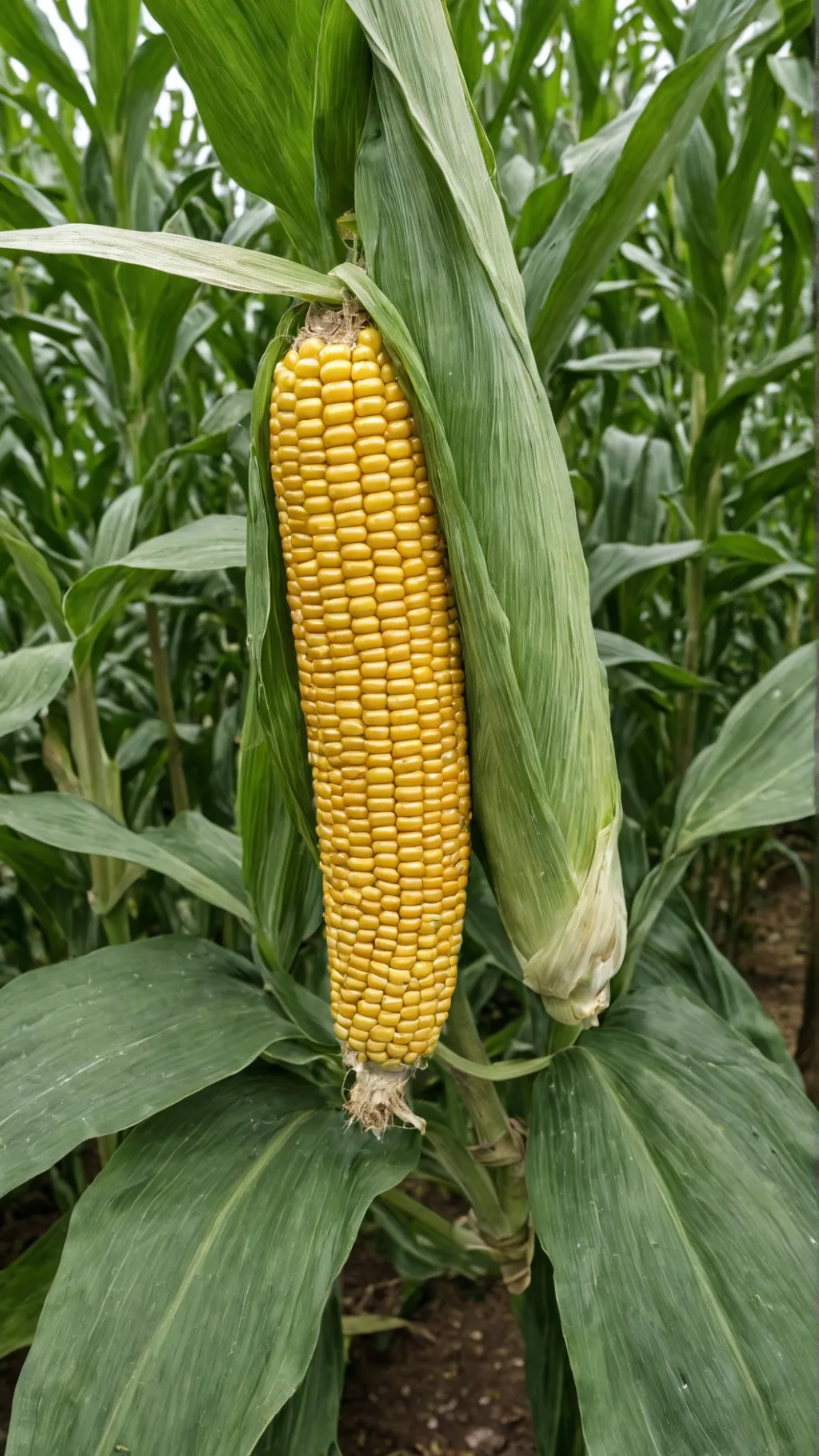 ai character: corn hub background