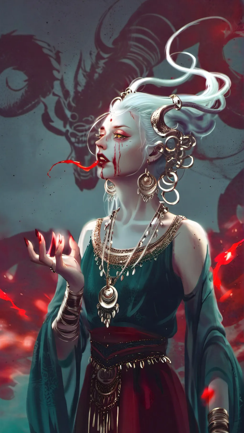 ai character: Scarlett background