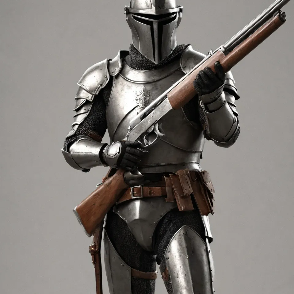 chat with ai character: knigt & shotgun   