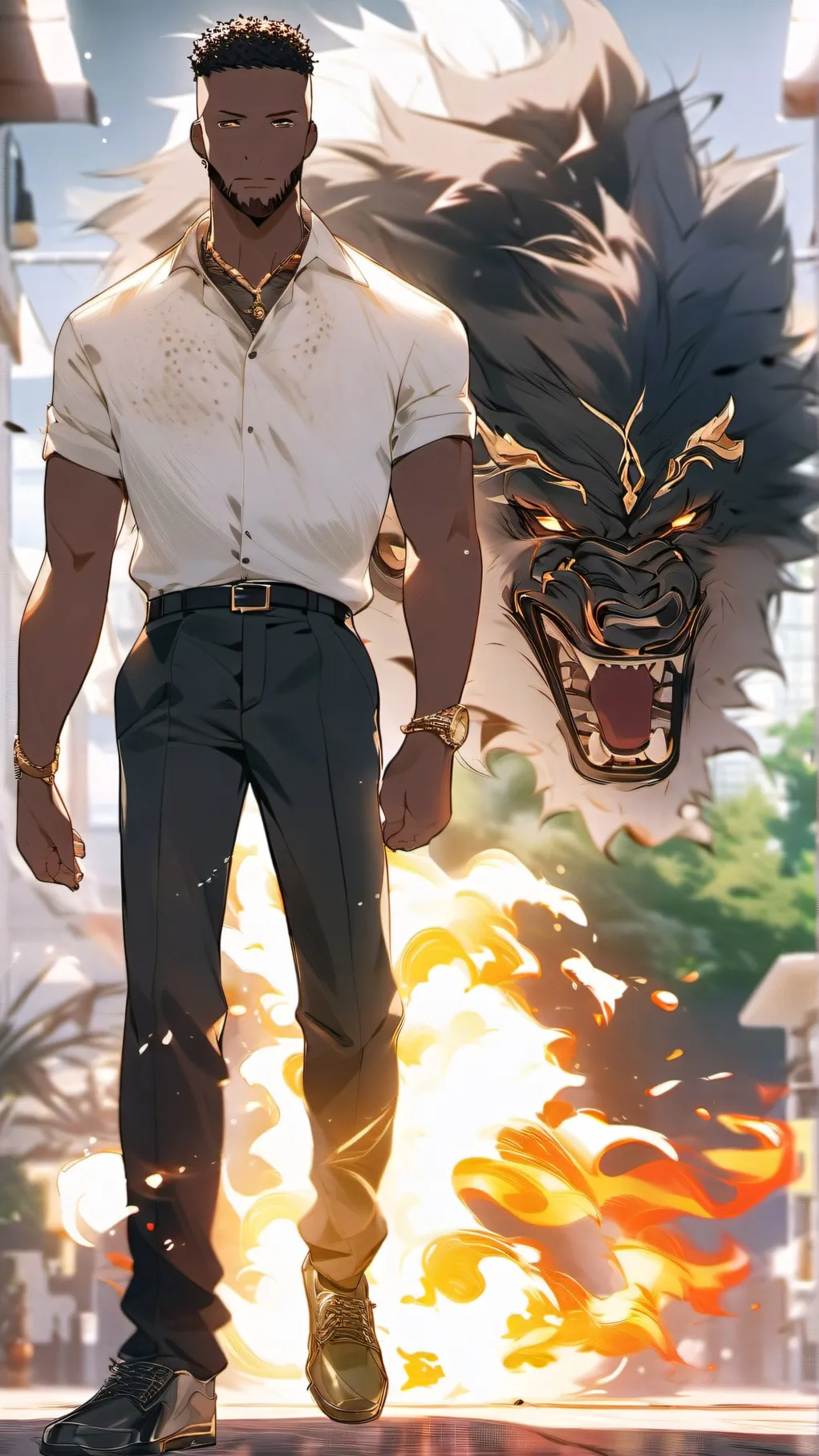 ai character: Ishowspeed background