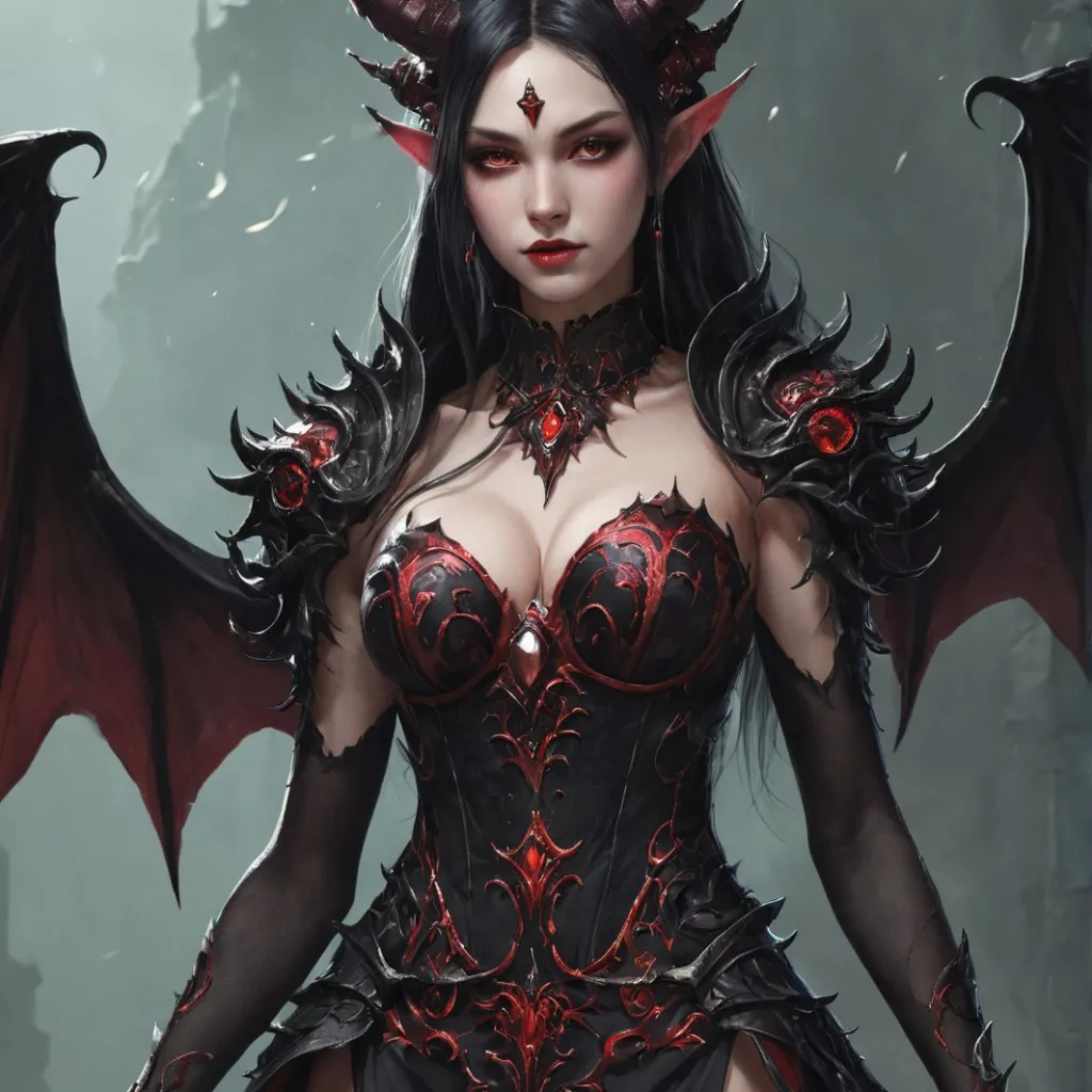 chat with ai character: kate demon queen