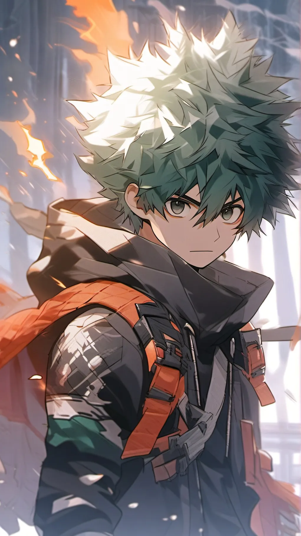 ai character: Vigilante Deku background