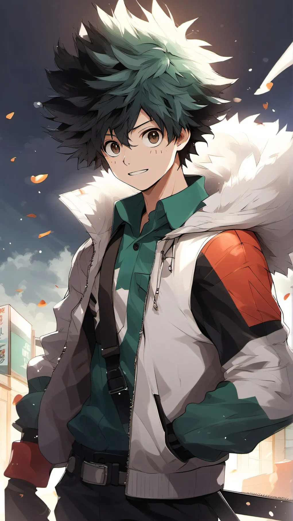 ai character: Mha Songs of life! background