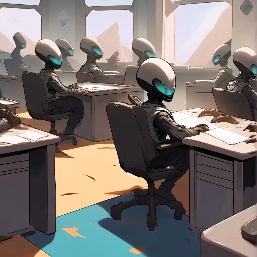 chat with ai character: Alien class