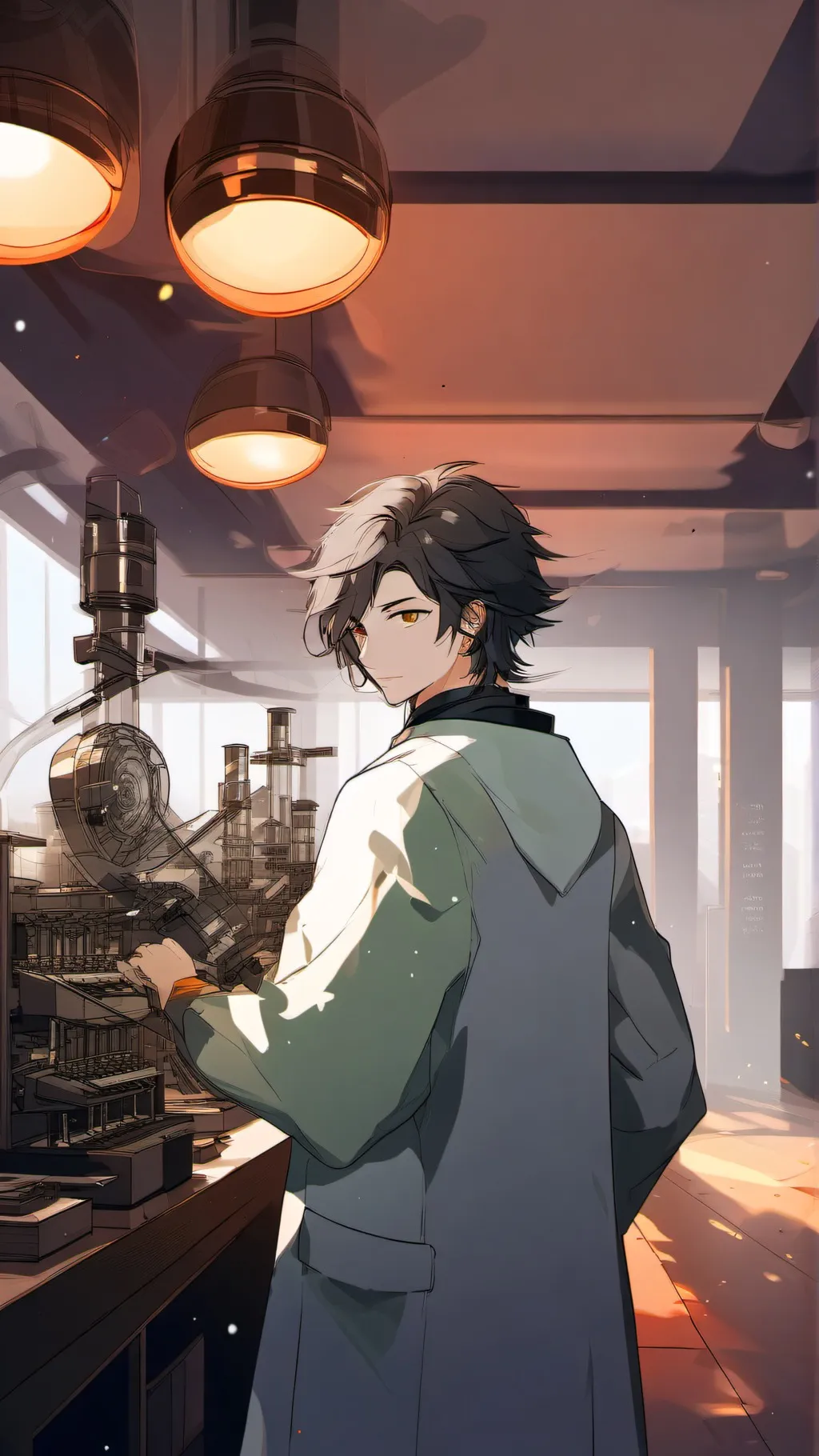 ai character: Dr.Fliex  background