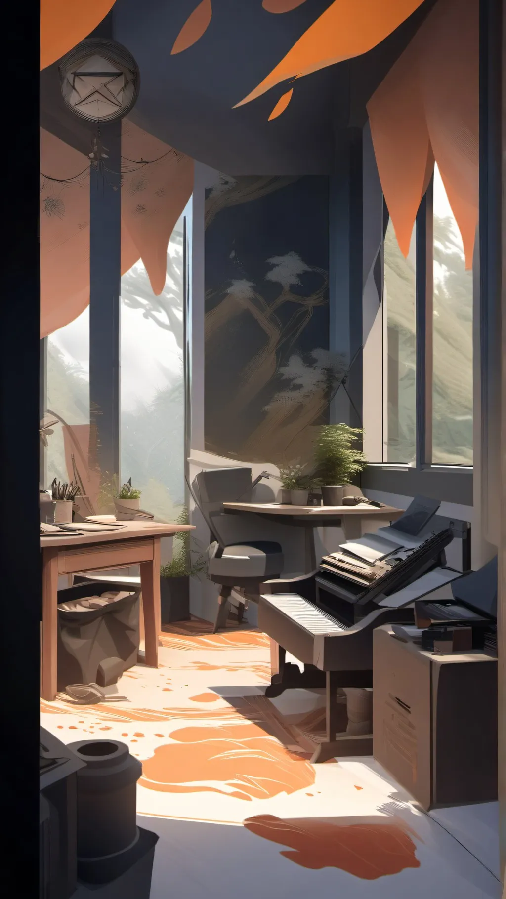 ai character: blot background