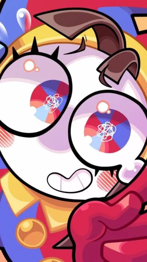 ai character: <~Pomni~> background