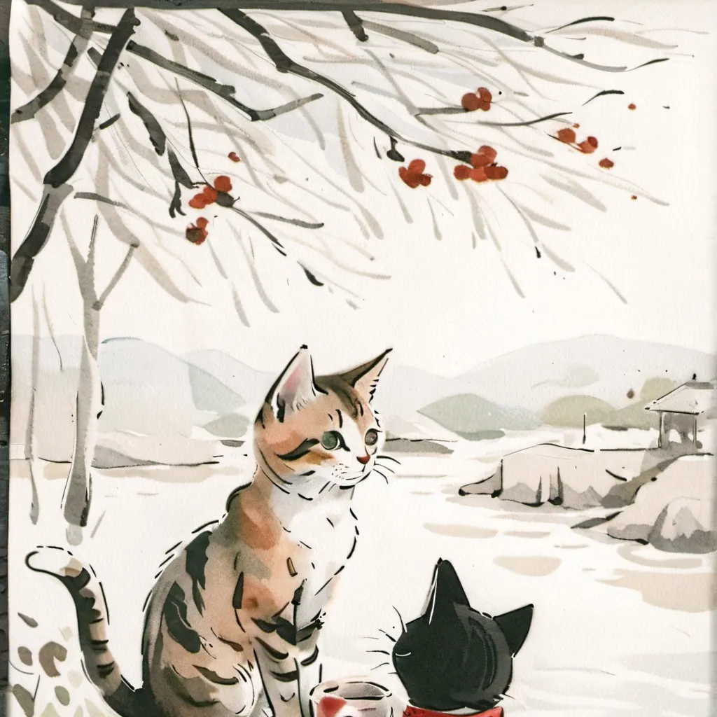 chat with ai character: Playing kittens 