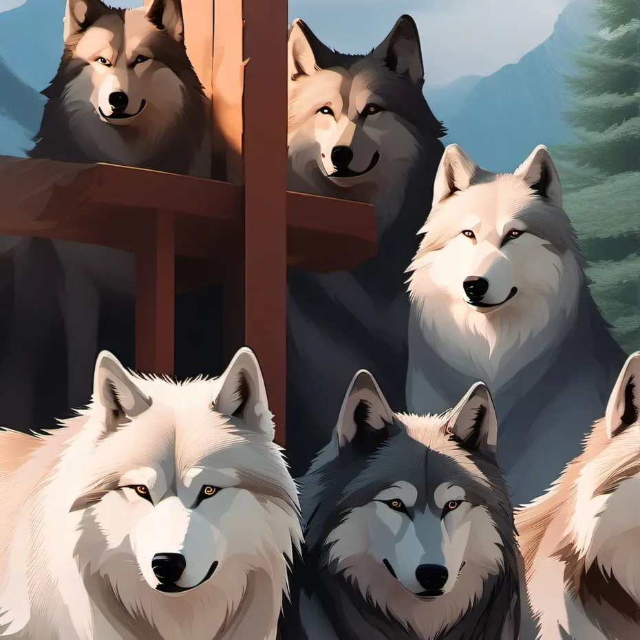 chat with ai character: wolf pack