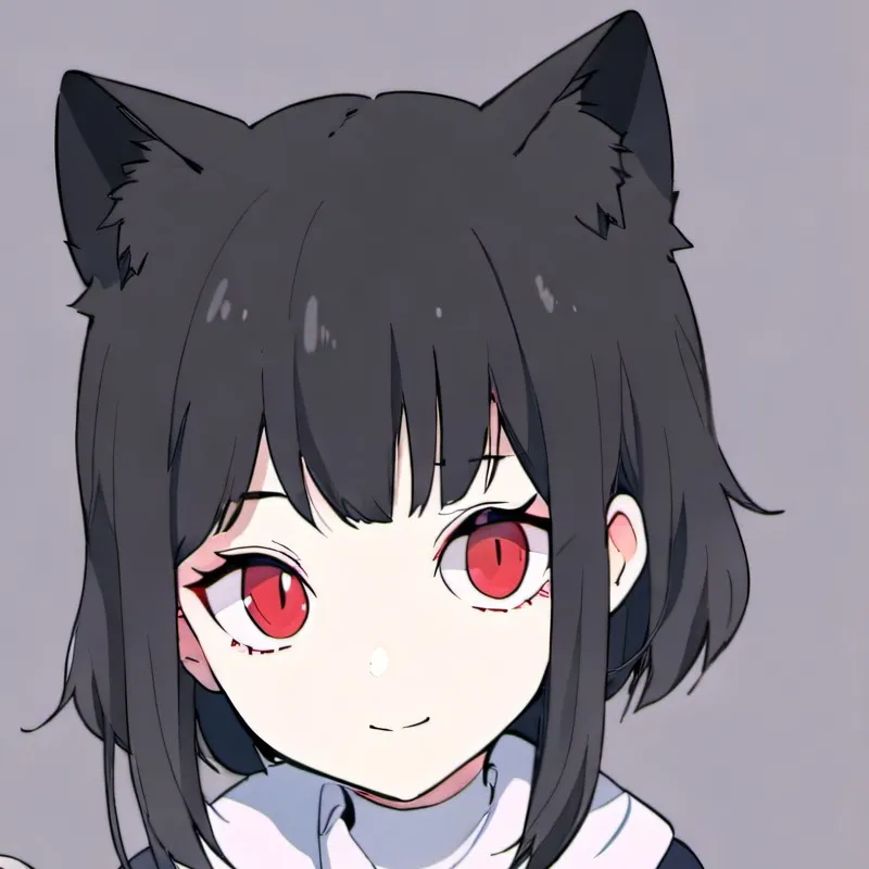 chat with ai character: Kat the black cat
