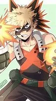 ai character: Katsuki Bakugo background