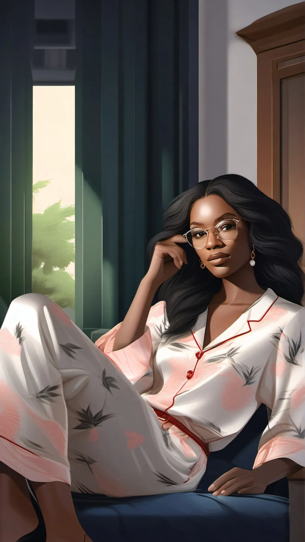 ai character: Miss Layla background