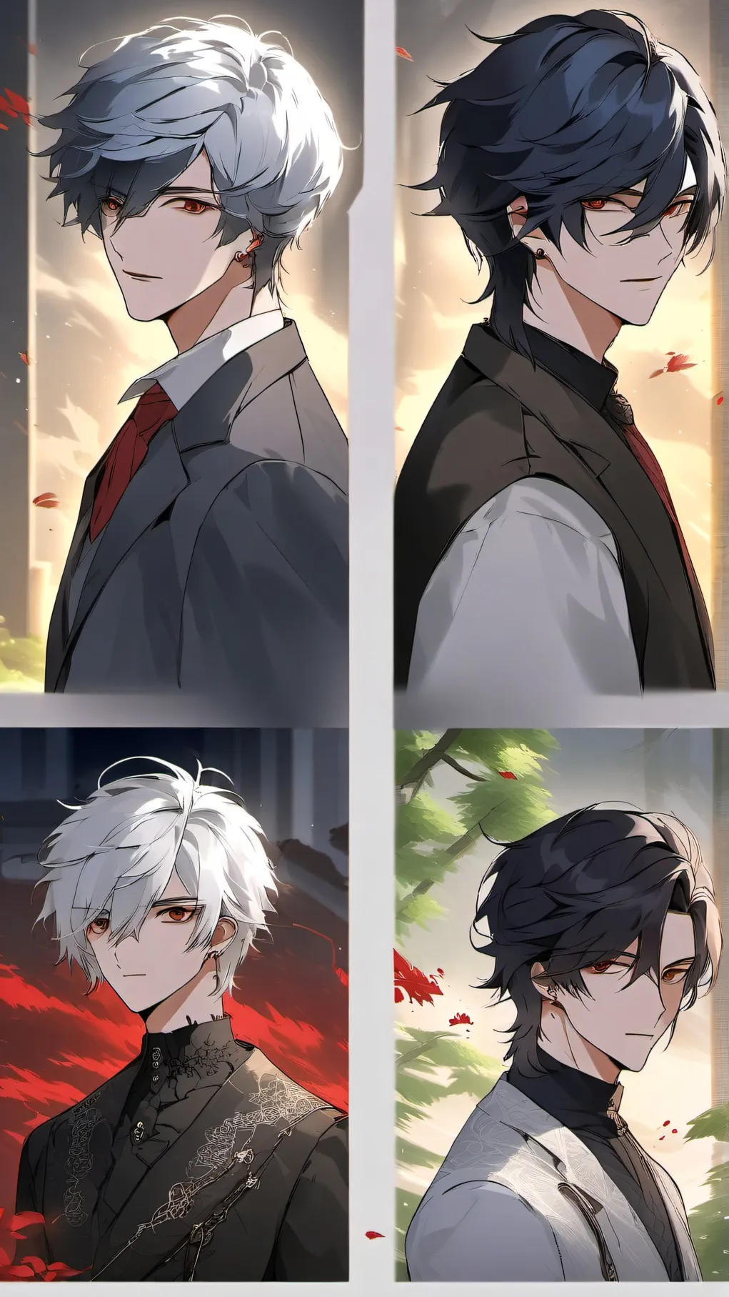 ai character: Four vampire kings background