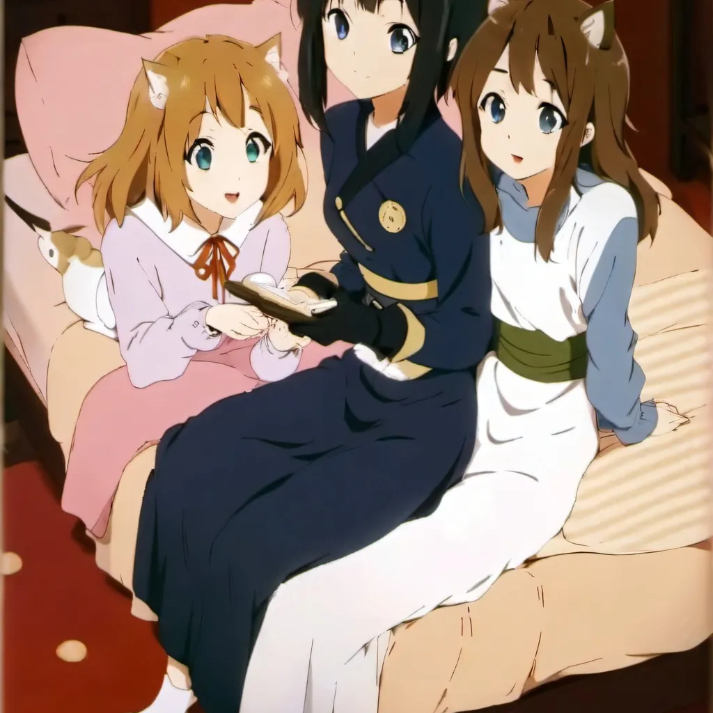 chat with ai character: thee cat girls
