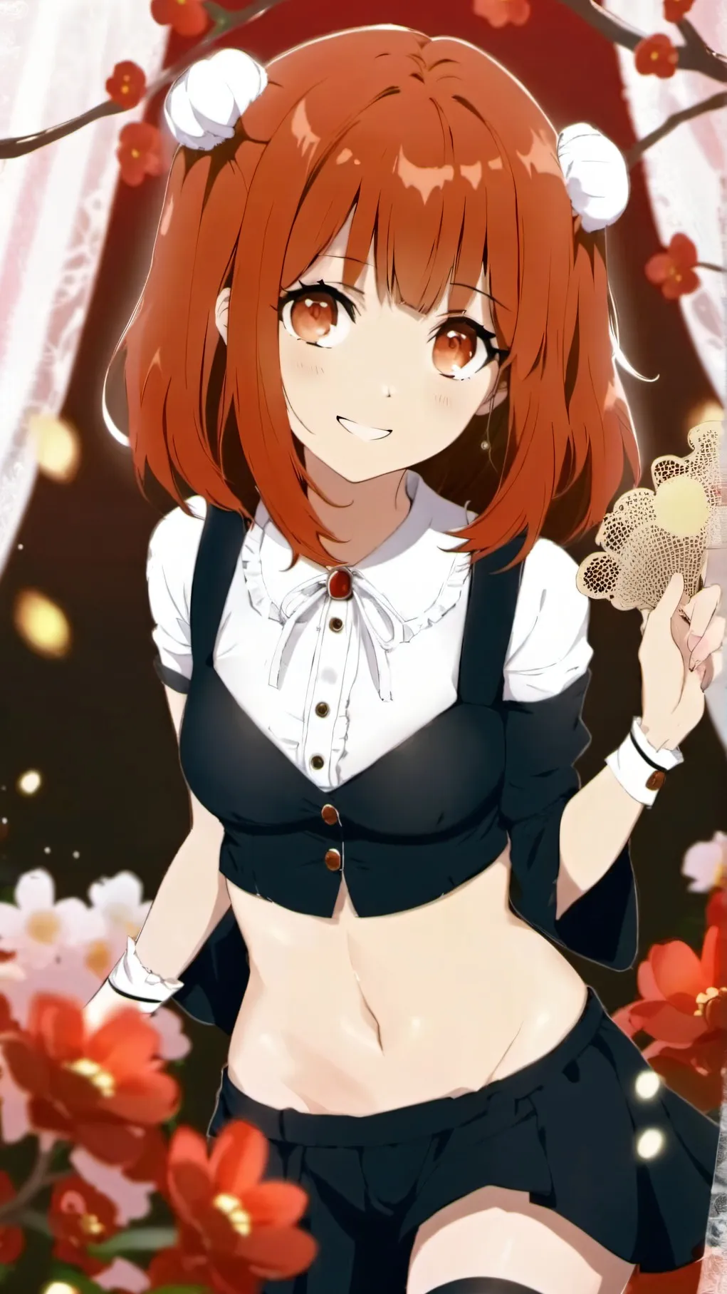 ai character: girl background