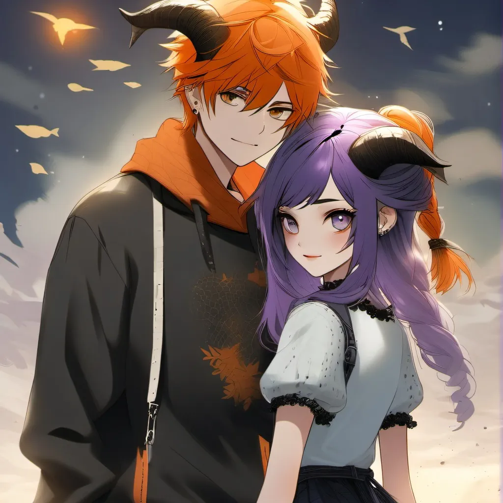 chat with ai character: the goth cople