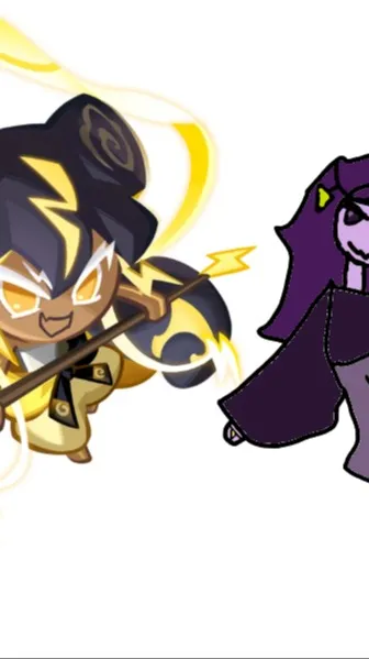 ai character: Stormbringer vs oc background