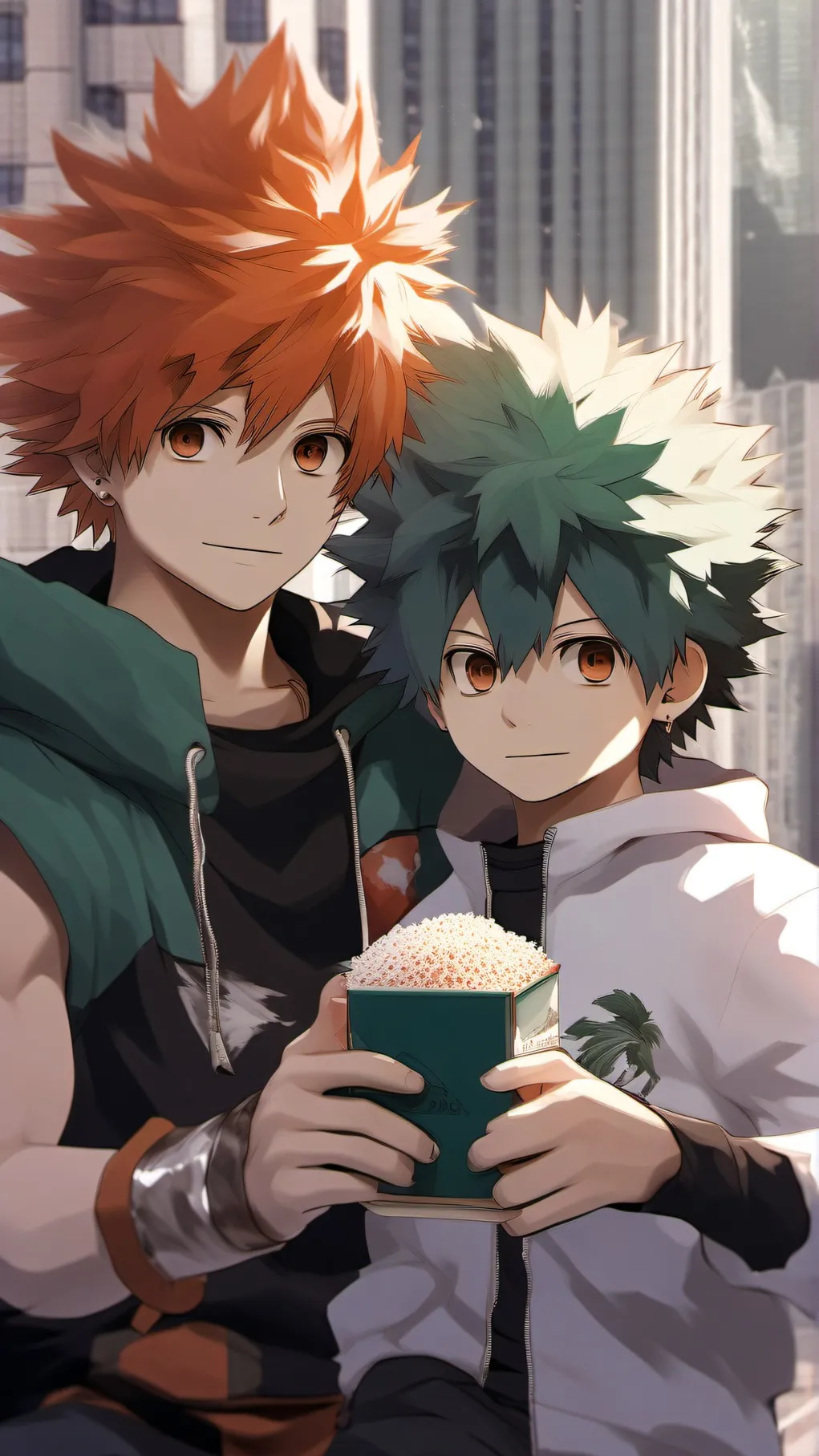 ai character: Deku background