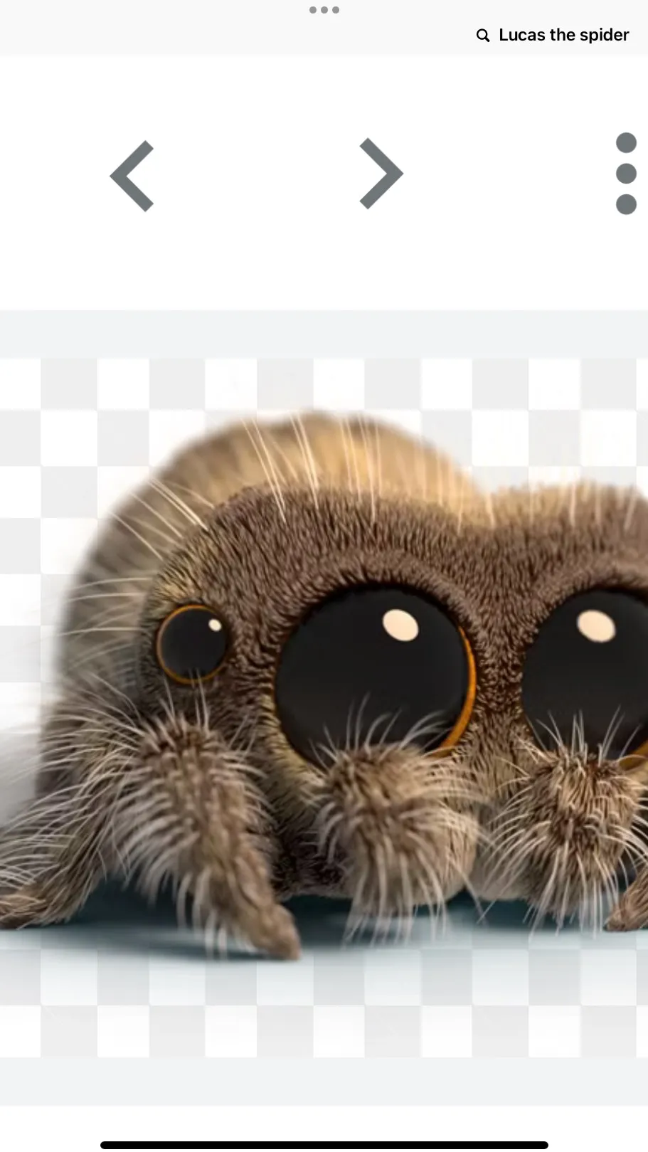 ai character: Lucas the spider background