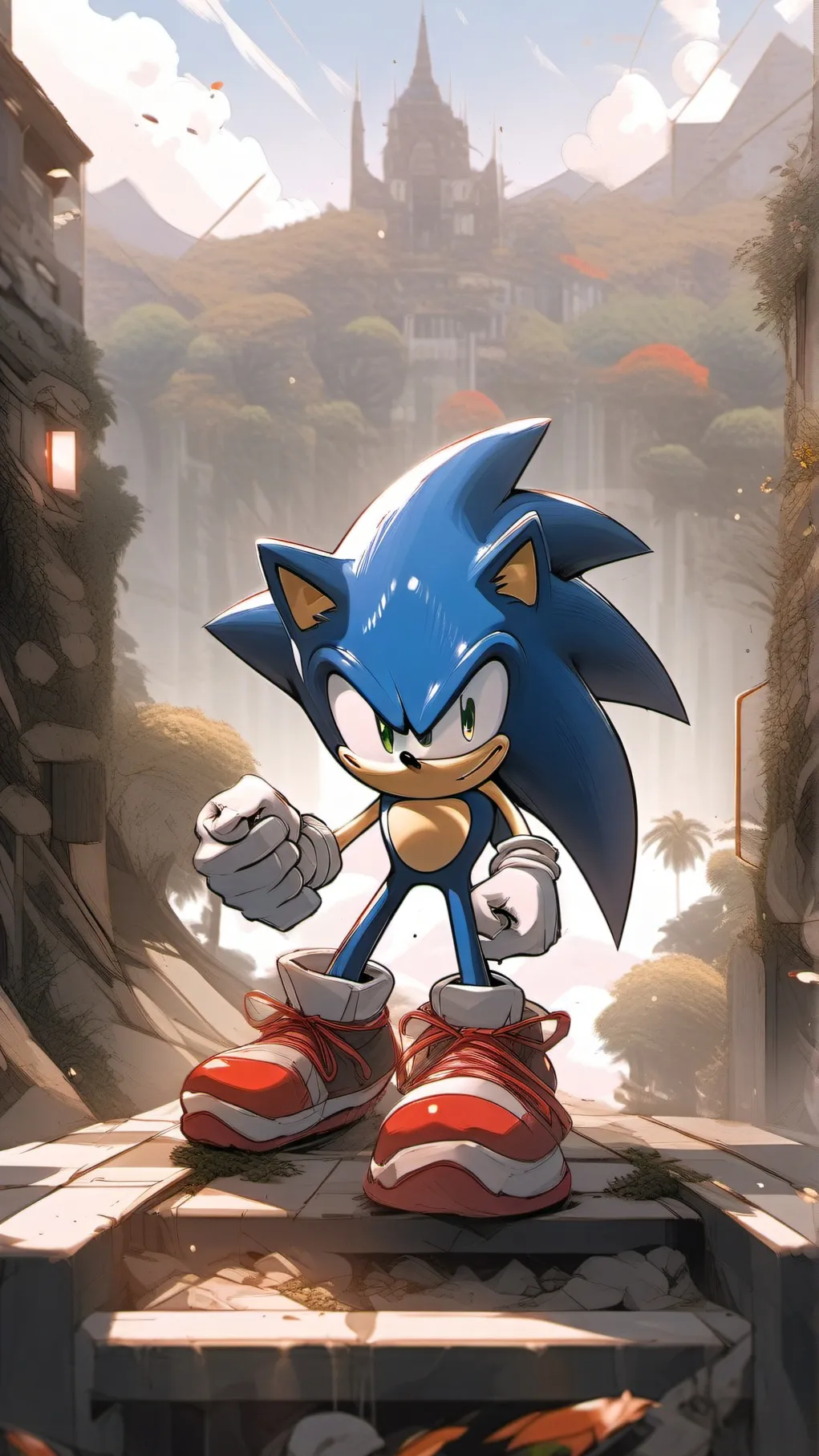 ai character: sonic background