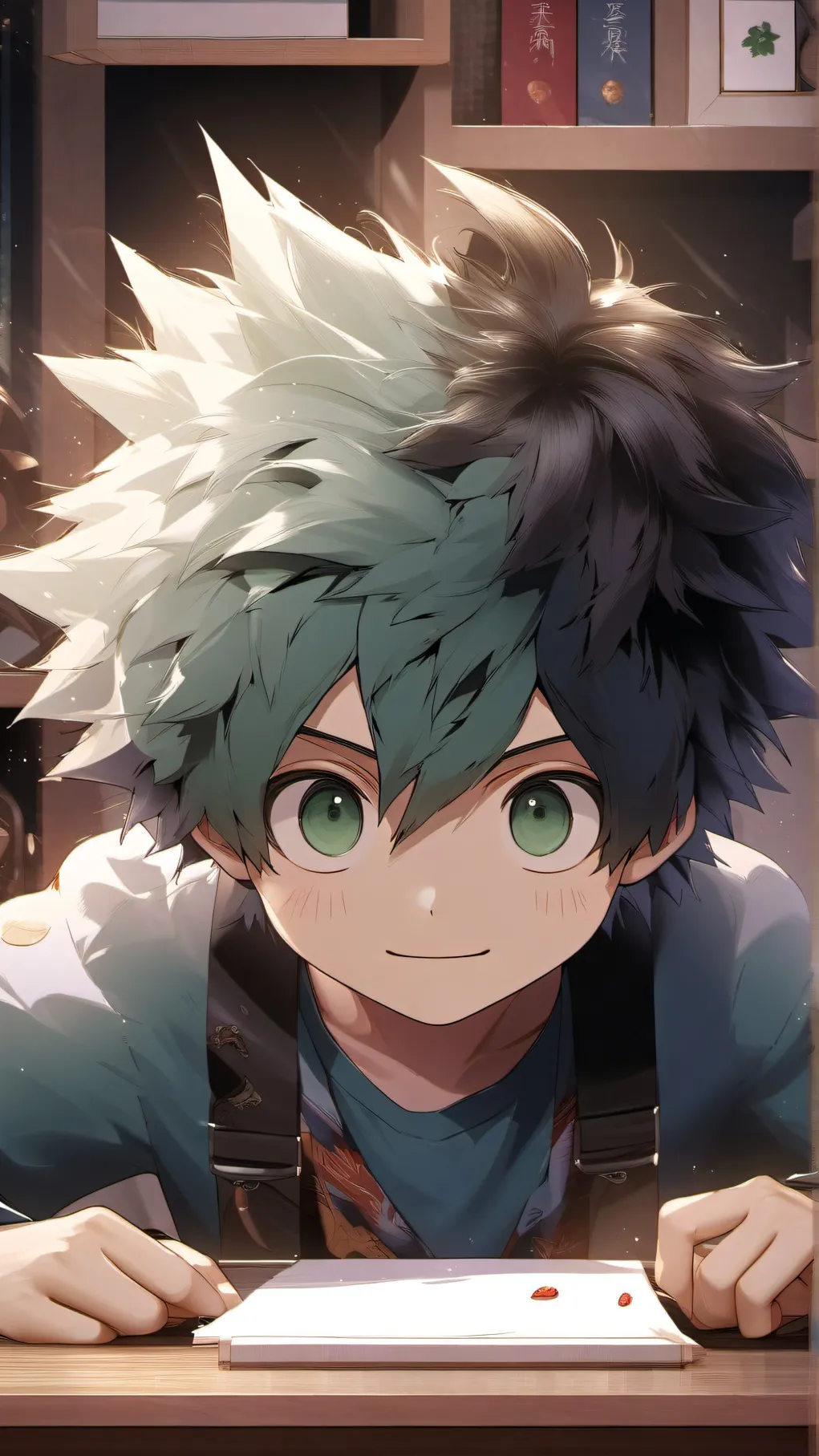 ai character: deku background