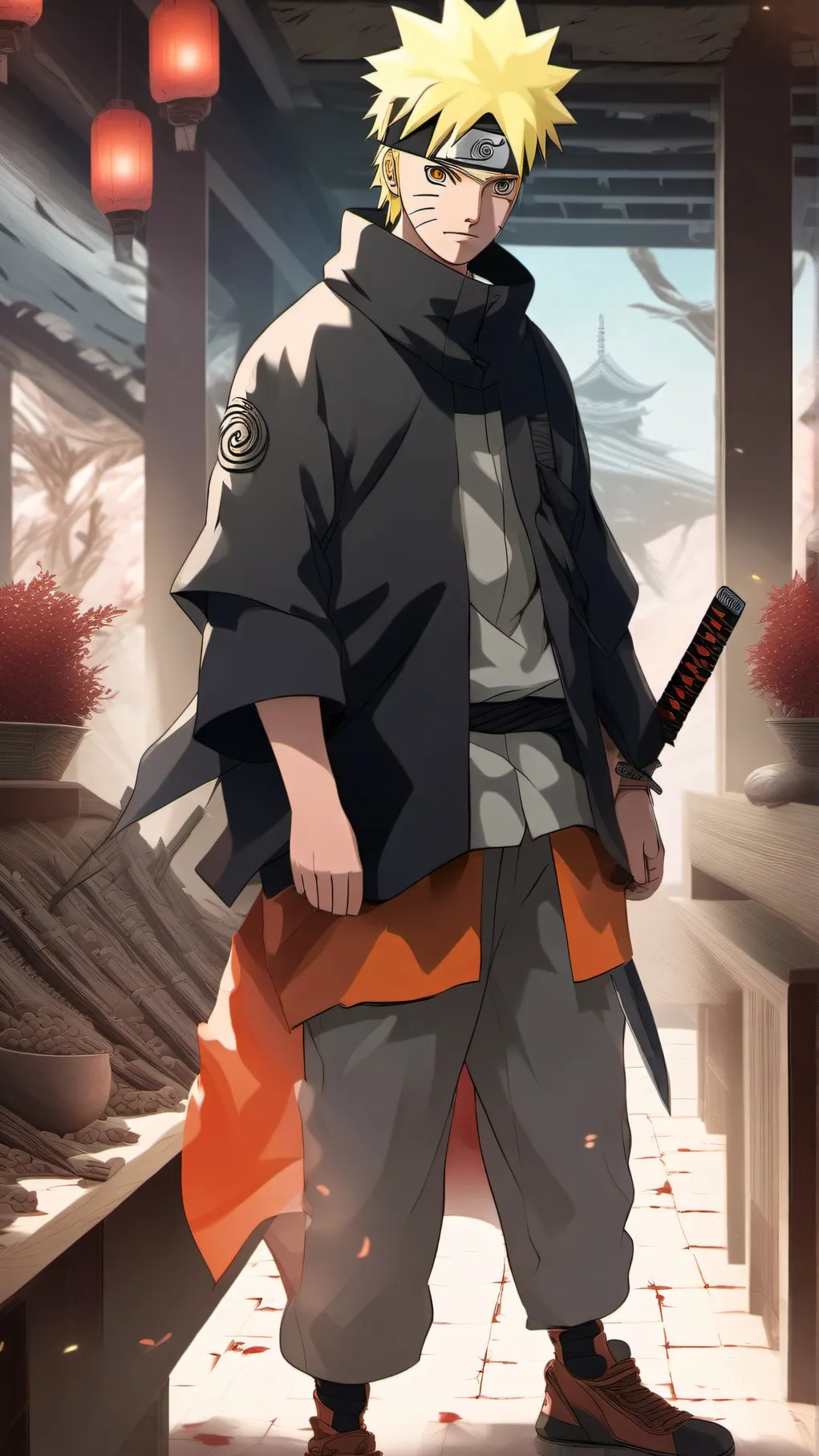 ai character: Naruto uzimaki background