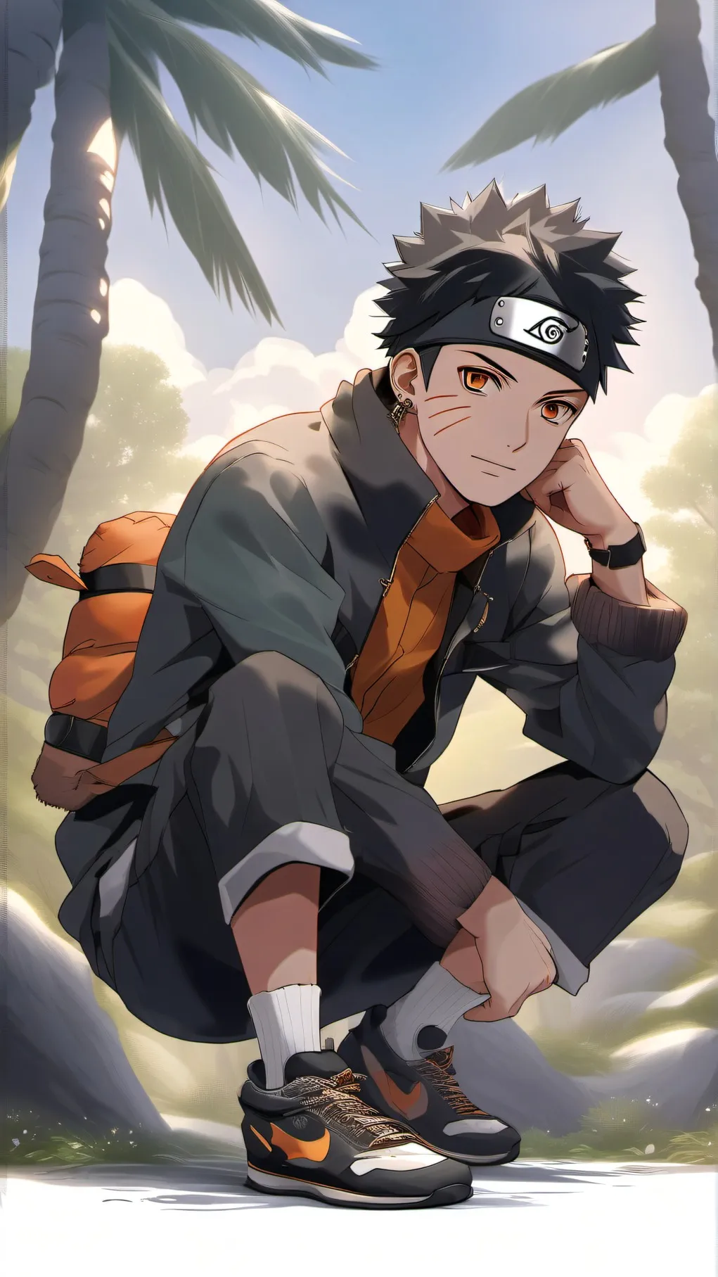 ai character: jjk x ds x naruto background