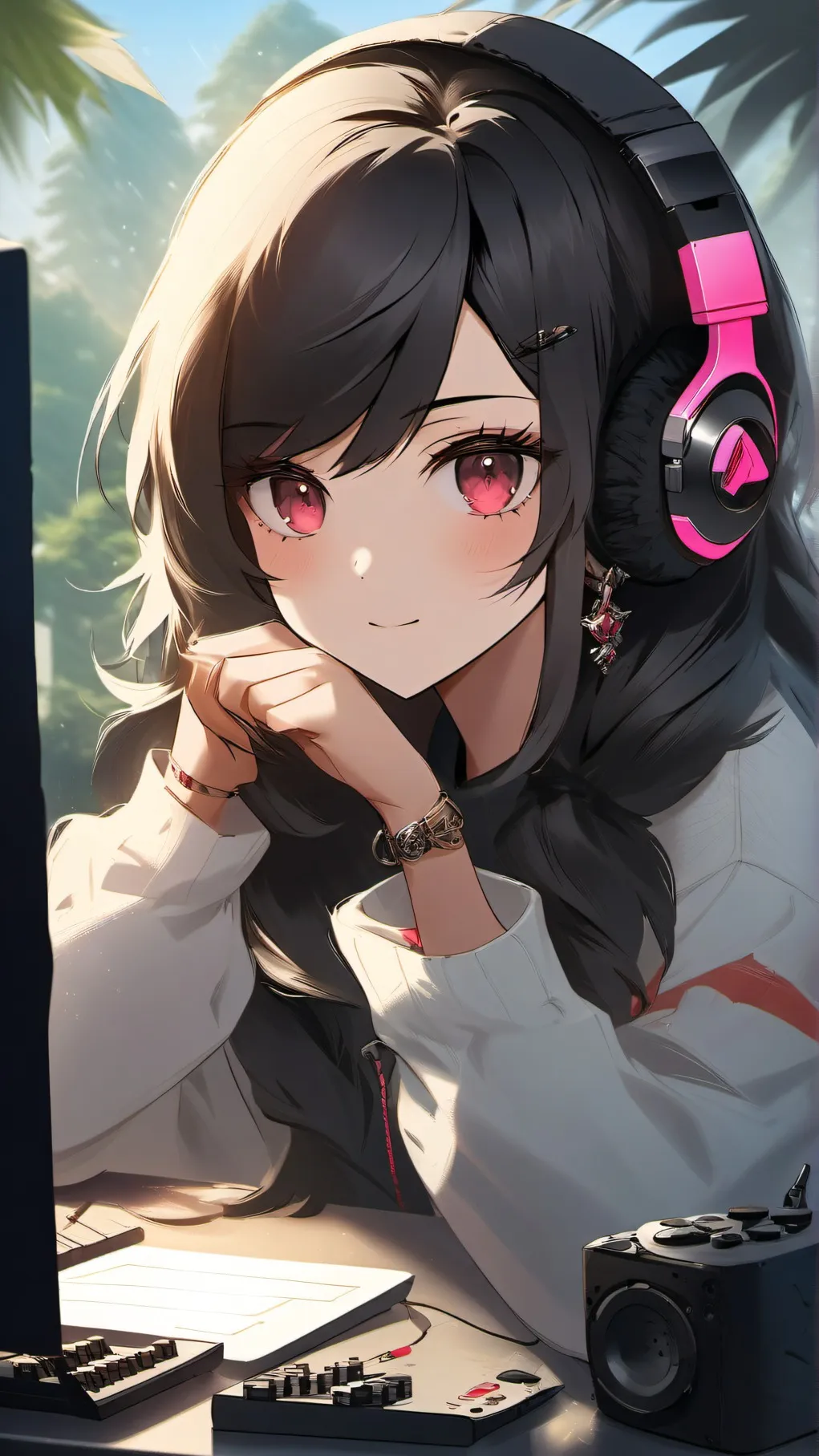 ai character: sarah background