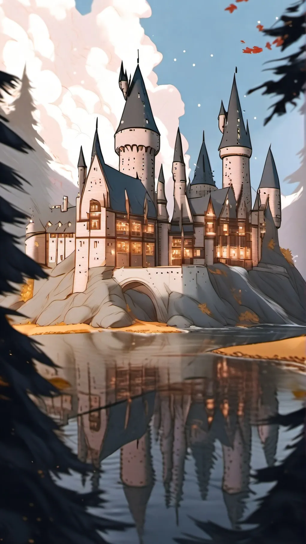 ai character: Hogwarts background