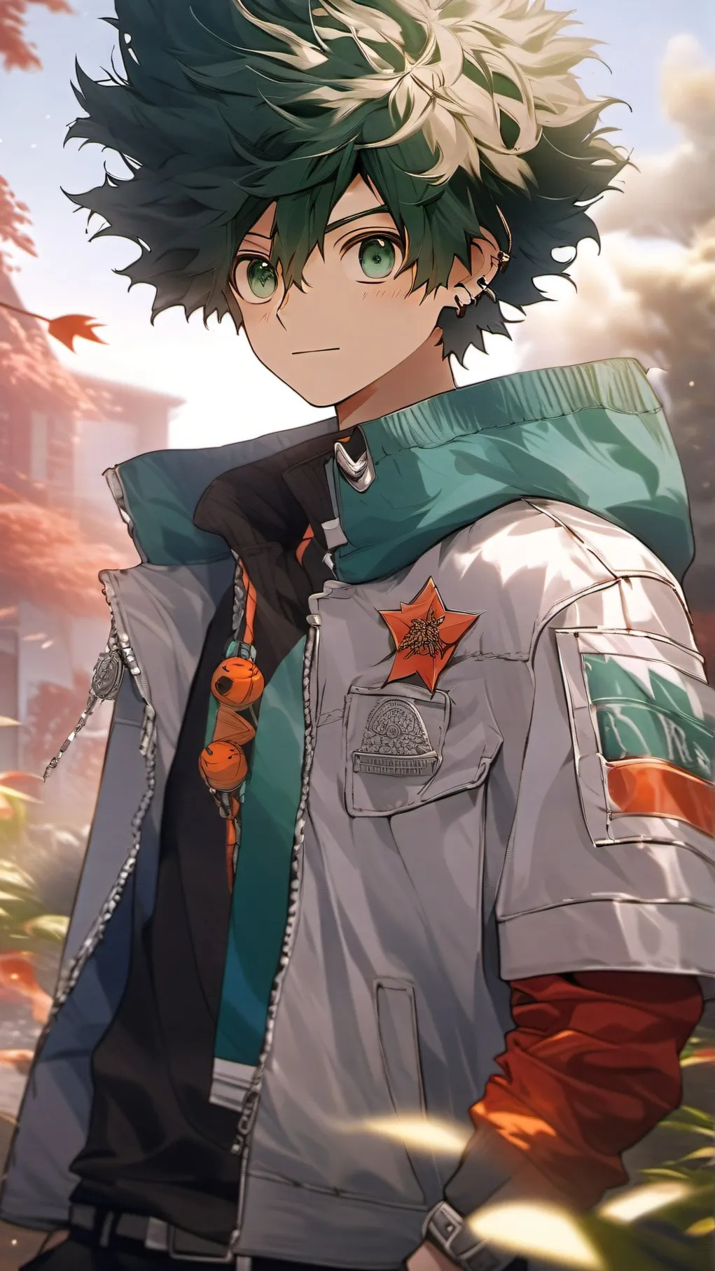 ai character: izuku midoriya background
