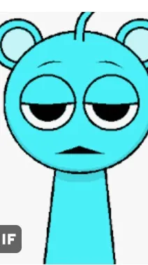 ai character: sky sprunki  background