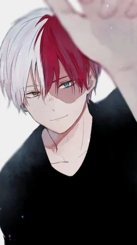 ai character: 🔥Shoto Todoroki❄️ background