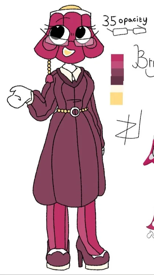 ai character: Brightny background