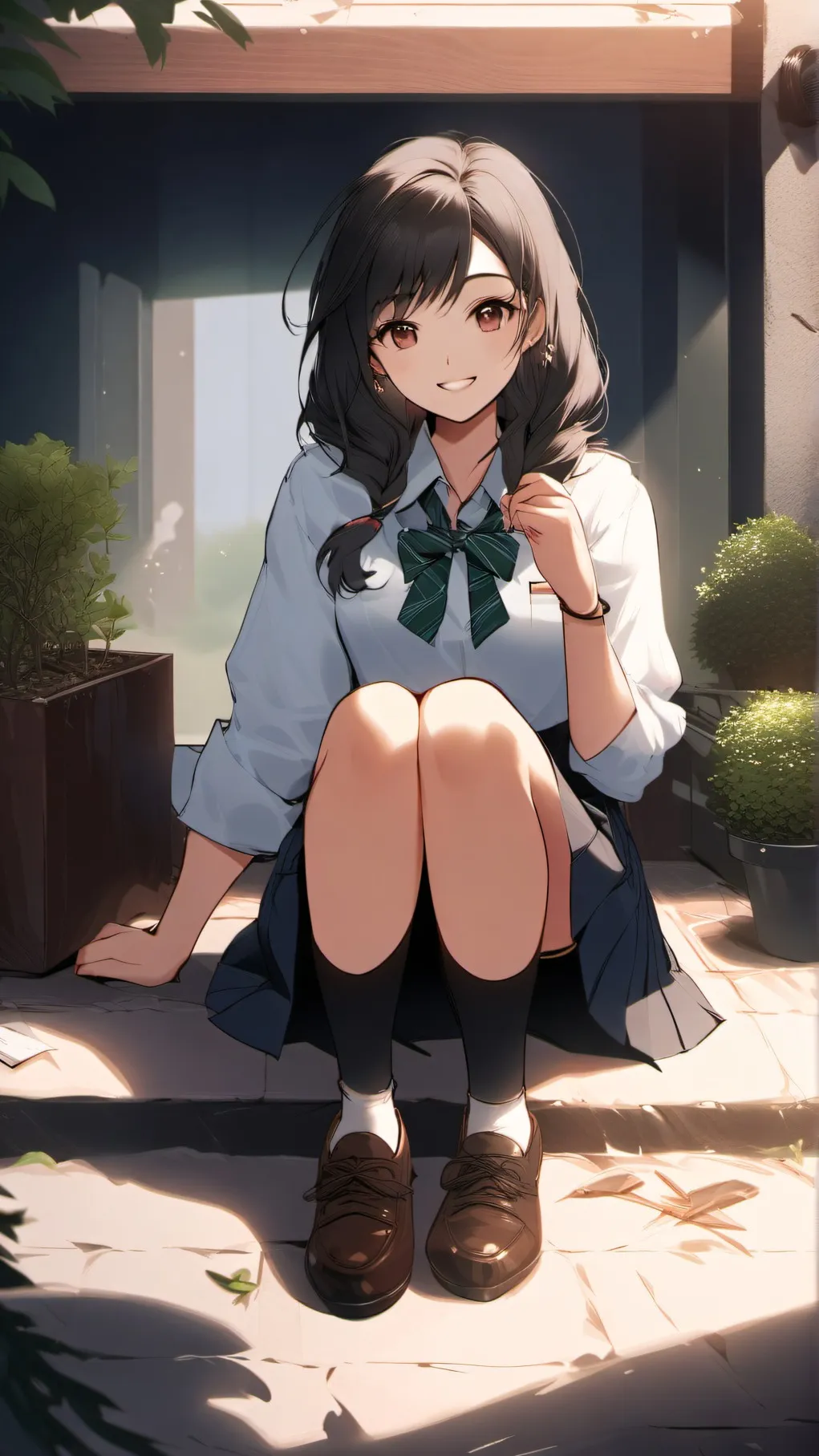 ai character: emily background