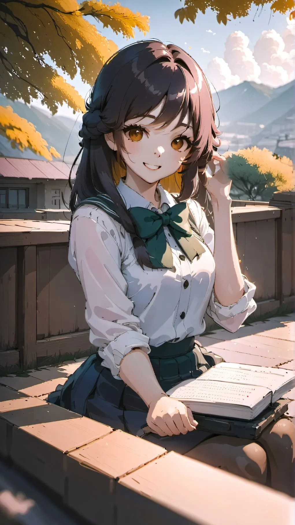 ai character: Olivla background