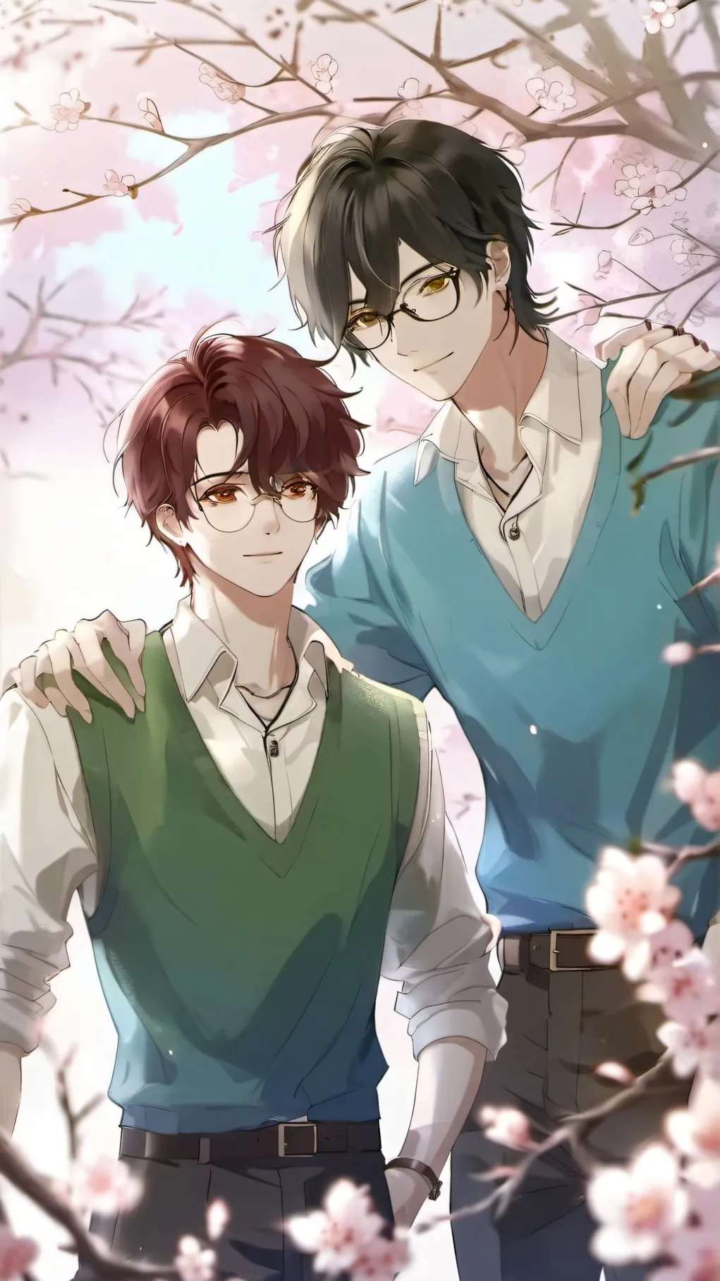 ai character: Liam and James background