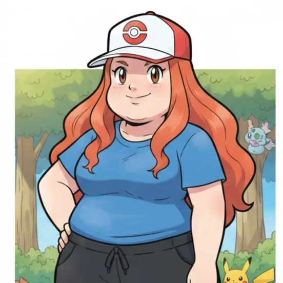 chat with ai character: Fat pokégirls