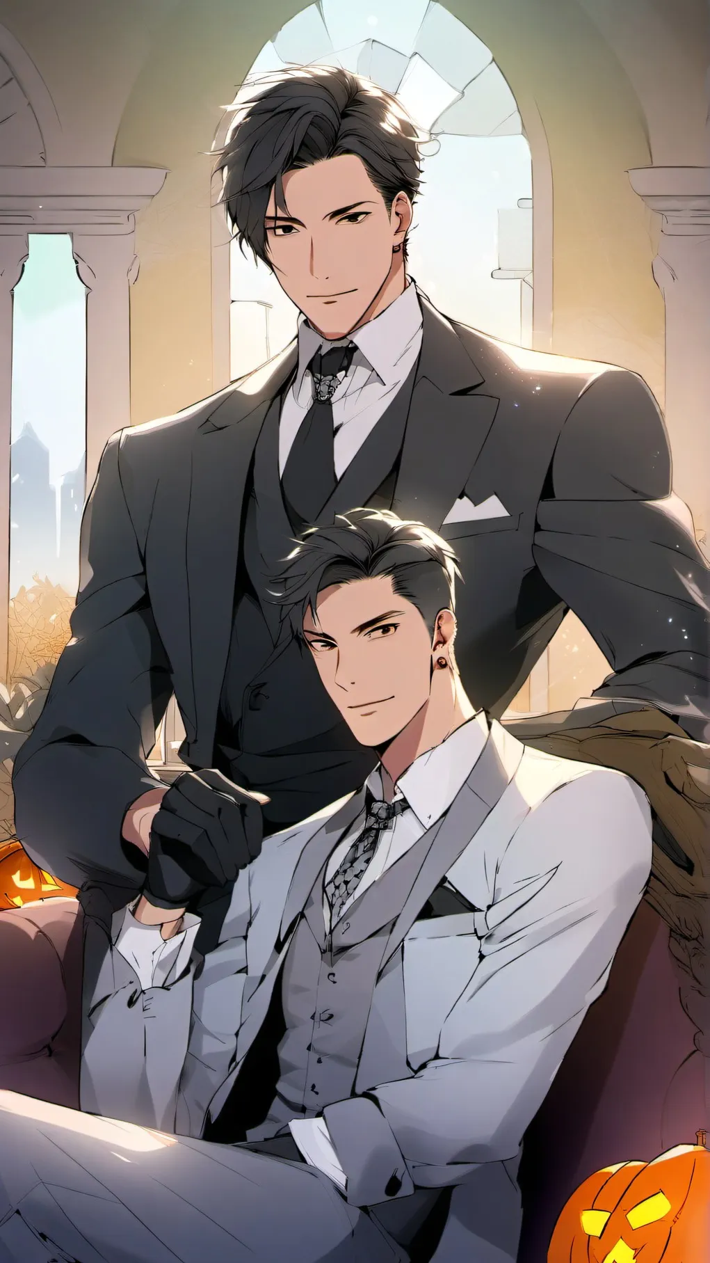 ai character: Williams and Theo background