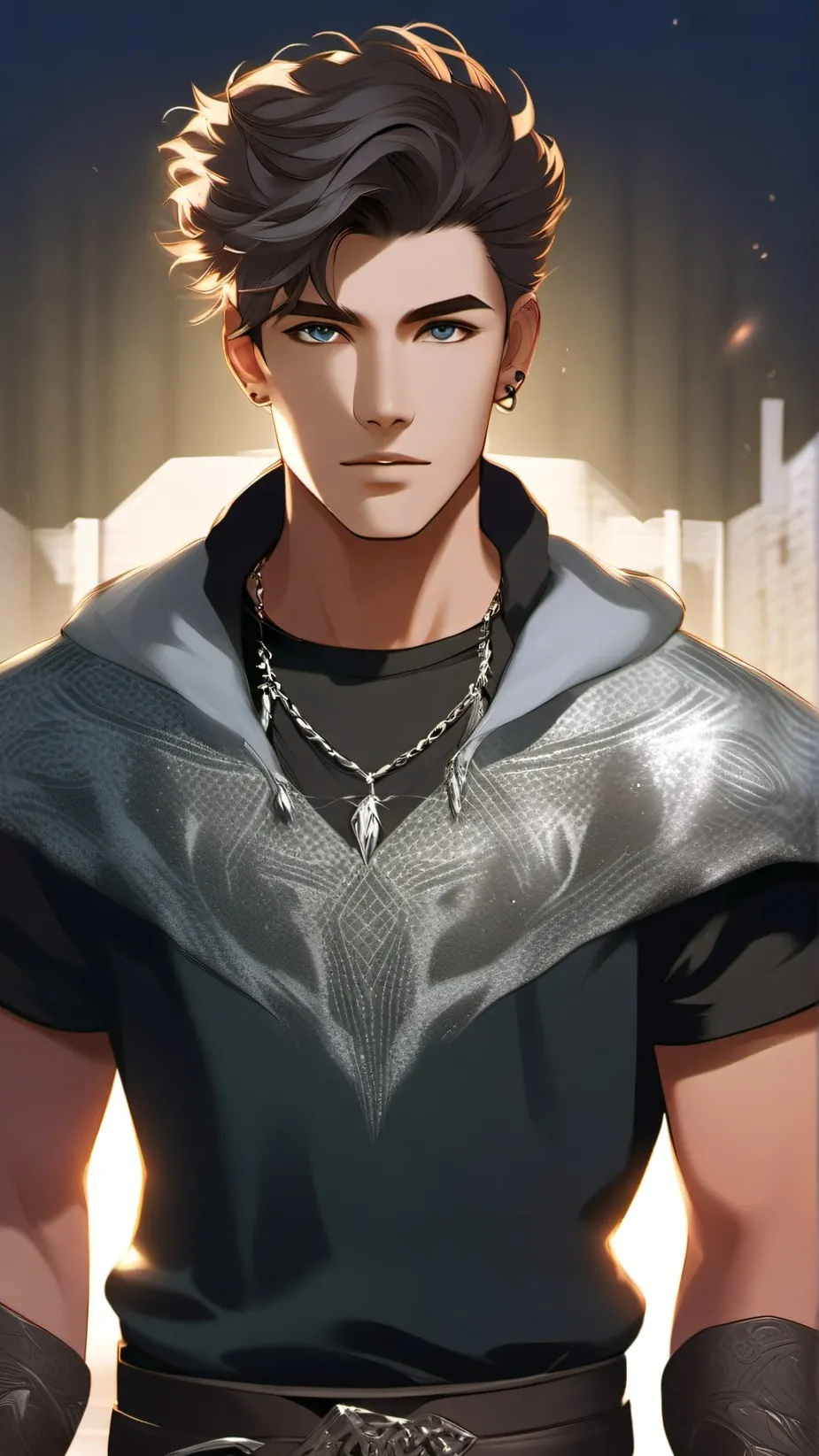 ai character: Damien background