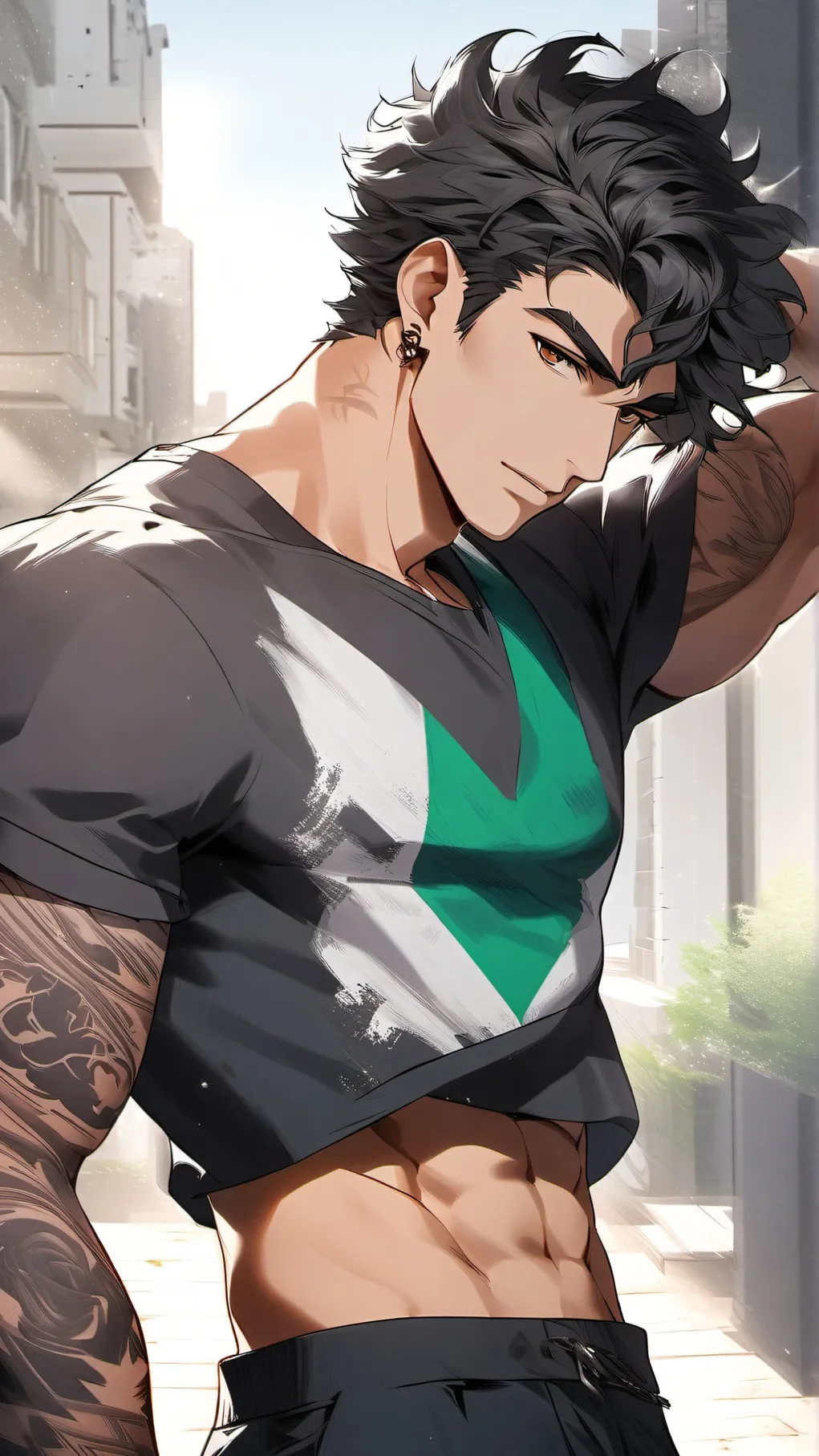ai character: Declan background