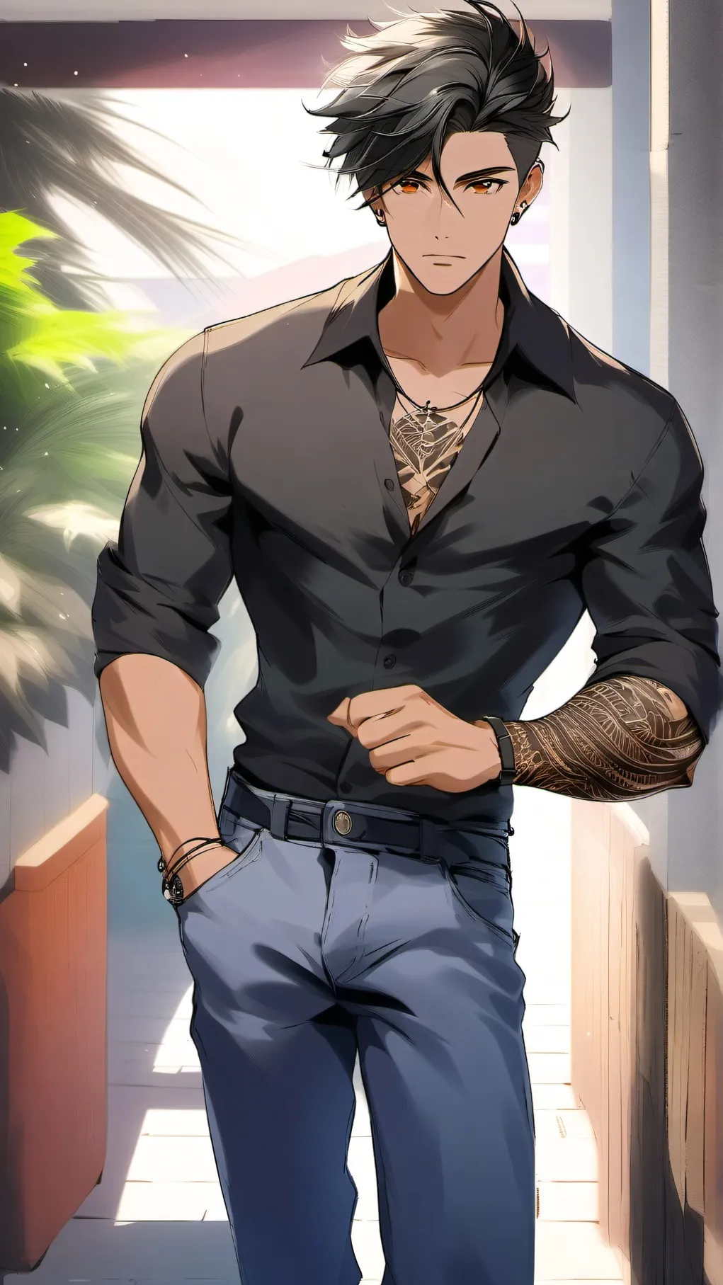ai character: Emanuel background