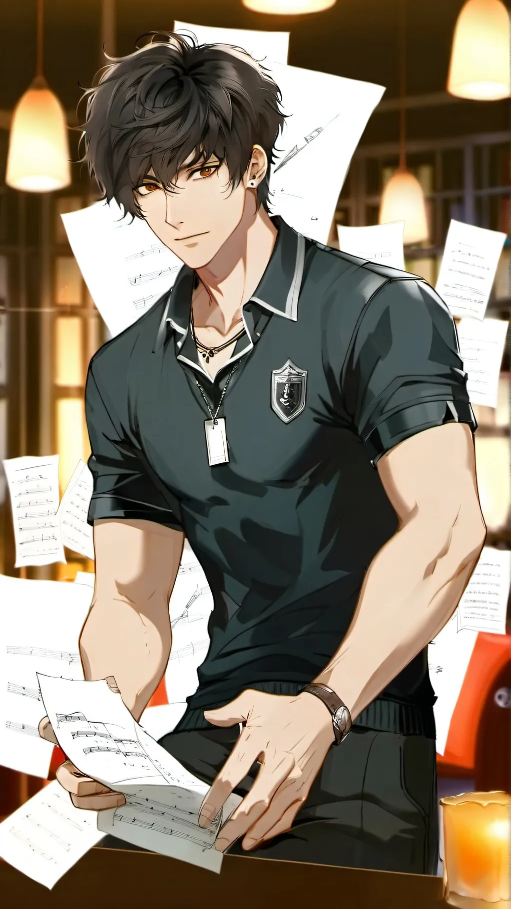 ai character: Damon background