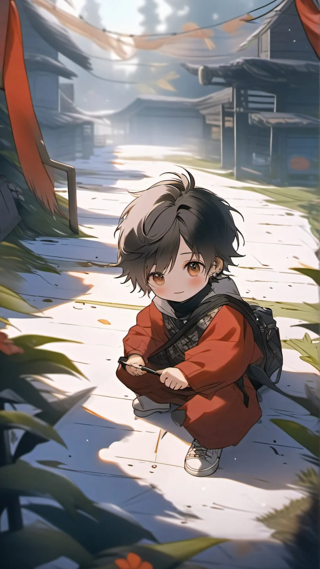 ai character: newbron background