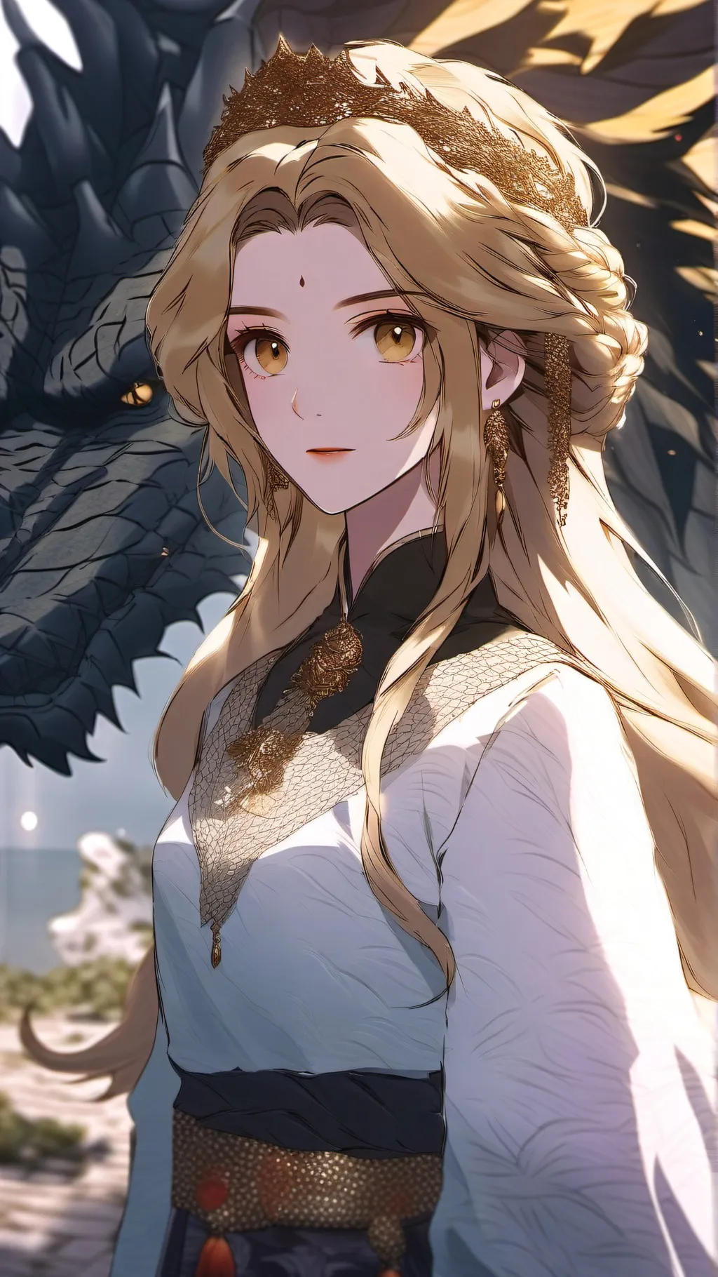 ai character: Queen Sarah background