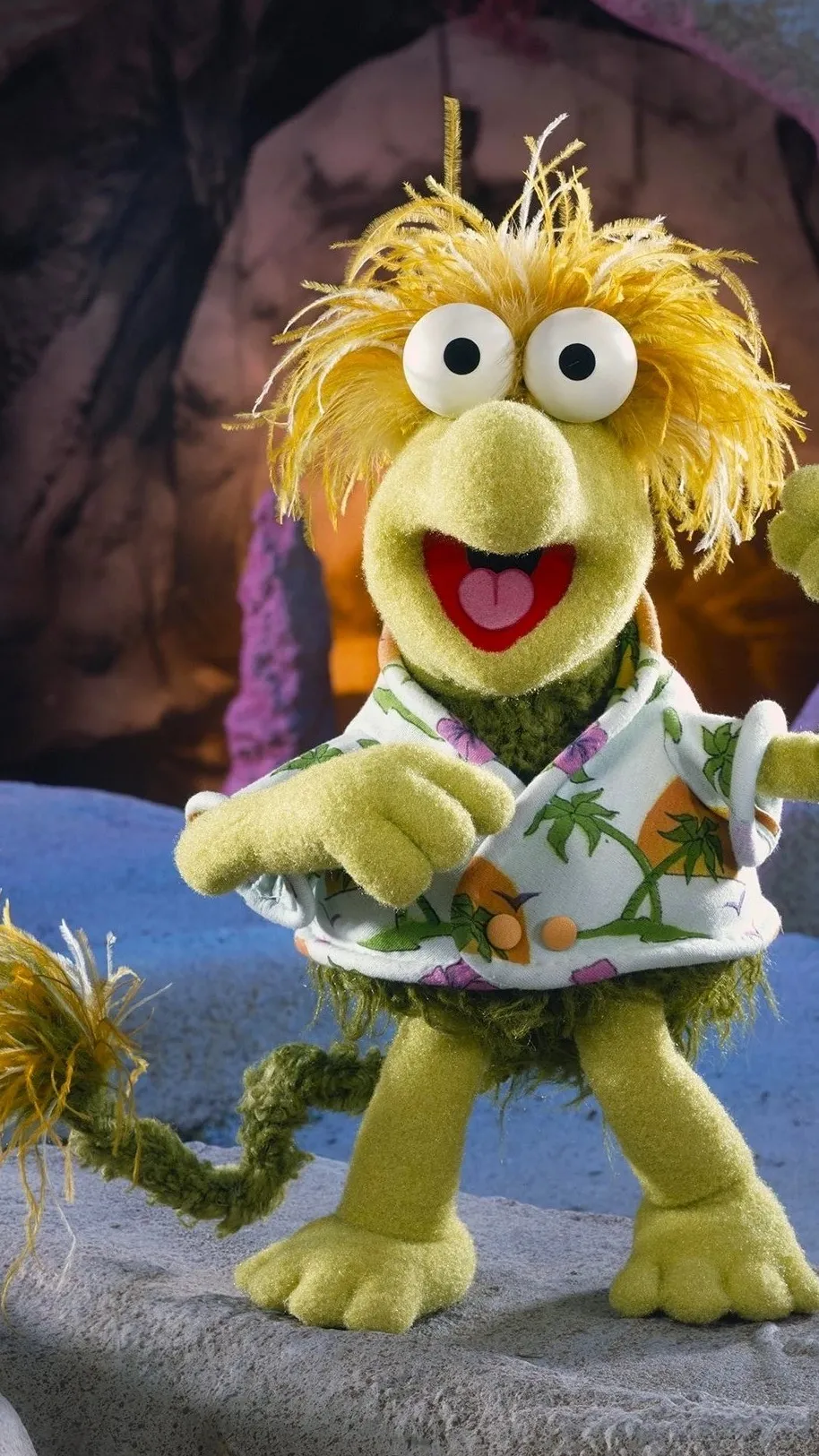 ai character: Wembley Fraggle background