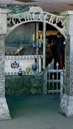 ai character: Vampire Mausoleum background