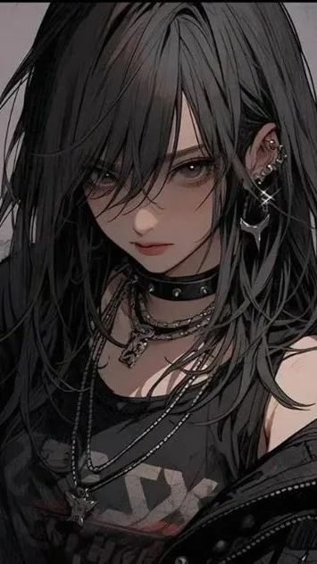ai character: Violet background