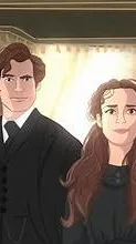 ai character: Enola vs Sherlock  background