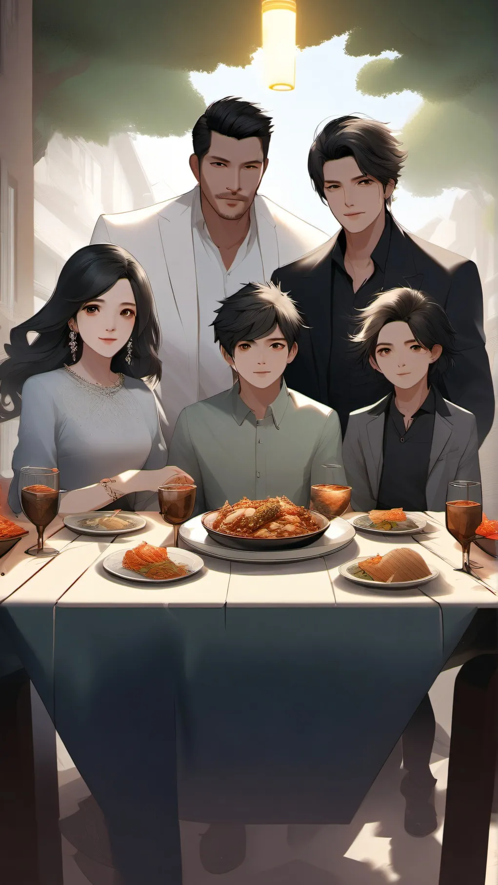 ai character: Family drama background