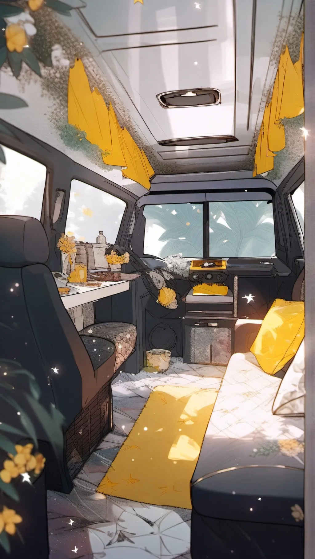 ai character: ~Hufflepuff Road~ background
